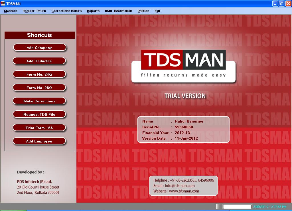 Windows 7 TDSMAN F.Y.2012-13 full